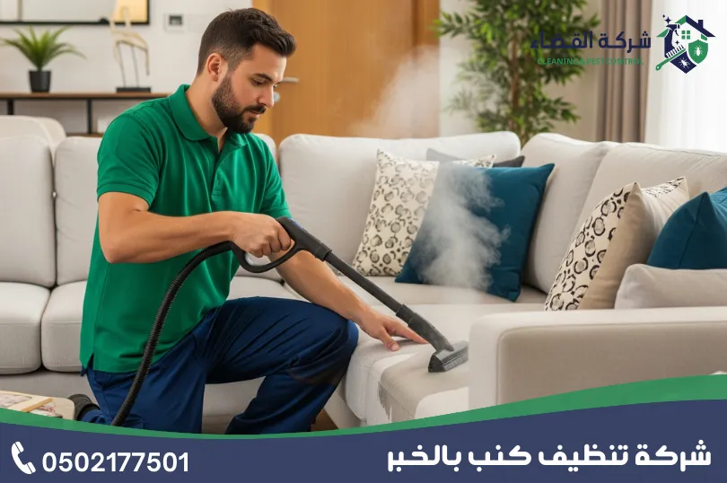 لماذا تعد شركة القضاء أفضل شركة تنظيف كنب بالخبر؟