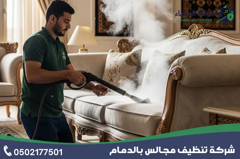 أدوات وتقنيات شركة تنظيف مجالس بالدمام